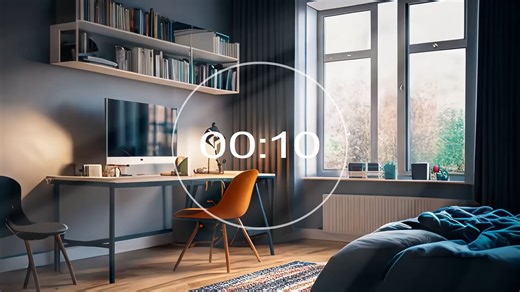 6｜ Study with me｜实时学习｜动力向｜沉浸式陪伴学习｜安静学习版｜ 白噪音｜壁炉声｜纯音乐｜治愈向｜自律独处时刻｜氛围感自习室｜ 倒计时｜番茄时钟