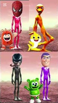 #alien dance vs venom vs spiderman vs Disney
