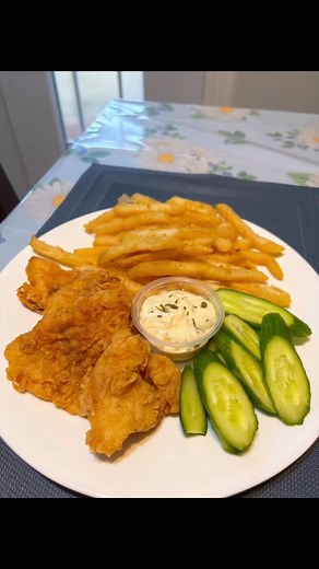 2.7K views · 36 reactions | Cod Fish and Chips for dinner simply the best #codfish #newfoundland #cookingwithglorianl #homecooking | Gloria Sato | Facebook