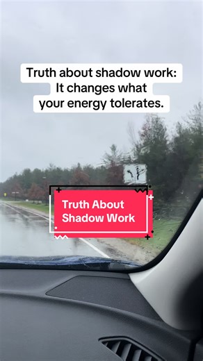 The truth about shadow work: It changes what your energy tolerates. Manifestation shifts when you stop normalizing what drains you. #manifestation #energy #psychic #shadowwork #tiktok