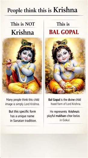 You’ve Been Calling Him Krishna… But This is Bal Gopal! 🚩