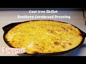 Cast Iron Skillet Southern Cornbread Dressing
