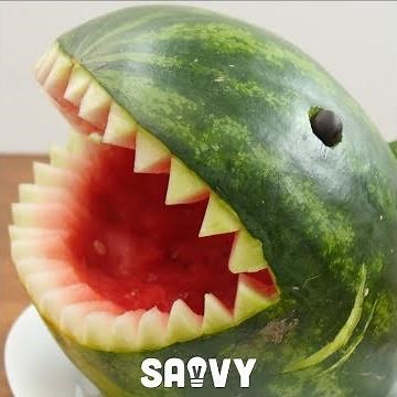 How to Make a Shark Melon | Food DIY
