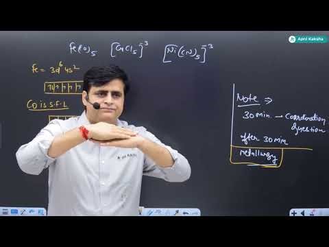 Coordinaton Compound L 14 Class 12 for IIT JEE /Coordination Compound by vj sir kota / Apni Kaksha