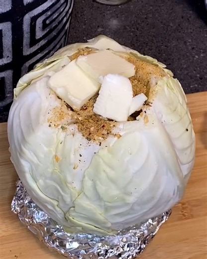 21K views · 107 reactions | Core your cabbage and add some spices and butter 塞 | FOODbible | Facebook