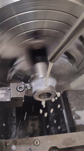 bush making on lathe machine cnc #youtubeshorts #trending #viralvideo #viral