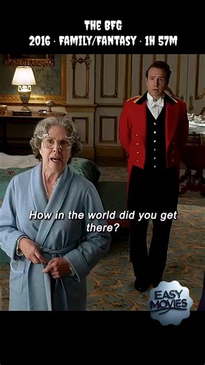 EASY MOVIES on Instagram: "The BFG 2016 ‧ Family/Fantasy ‧ 1h 57m The BFG (2016) is a heartwarming family fantasy film directed by Steven Spielberg, based on Roald Dahl’s beloved novel. The story follows Sophie, a curious and brave orphan girl who is whisked away one night by a mysterious giant known as the Big Friendly Giant, or BFG. Unlike other giants in Giant Country who eat children, the BFG is kind and gentle, collecting and sharing dreams instead. As their friendship grows, Sophie learns 