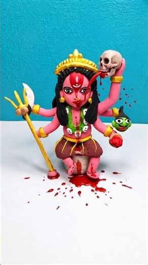 Super Clay Maa Kali Art 😱 | Handmade Clay Idol