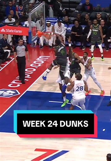 Top Dunks from NBA Week 24: Best Highlights Revealed