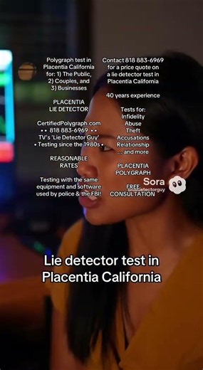 Expert lie detector test in Placentia California