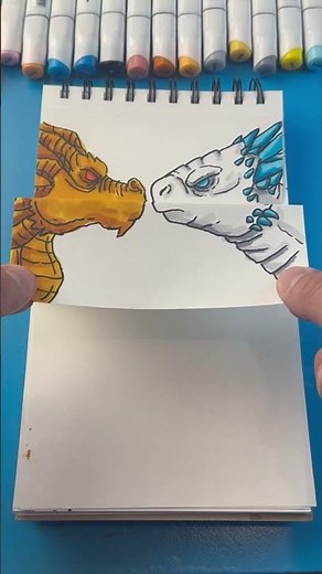 How to draw Shimo vs King Ghidorah #shorts #godzilla #howtodraw