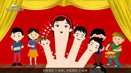 Edewcate english rhymes The Finger Family Nursery Rhyme with New Lyrics