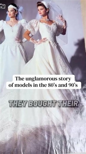 The Unpopular Truth of Bridal Gown Photos in the 80's and 90's! #throwbackfashion #vintage #80sstyle