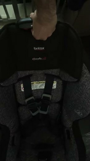 How to adjust Britax Marathon car seat shoulder straps
