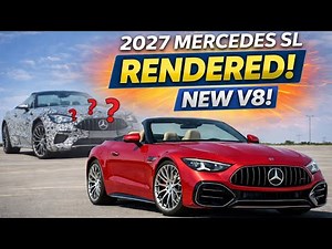 2027 Mercedes SL Rendered First Look New V8 and Design Changes