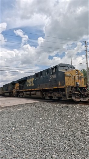 CSX C035 Loaded Coal Train from Rittman, Ohio 7/18/2026 #shorts #csx #train #railroad #coal #csxt
