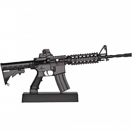 Miniature AR15 Die Cast Model Black | GoatGuns