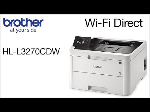 Connect to HLL3270CDW with Wi-Fi Direct