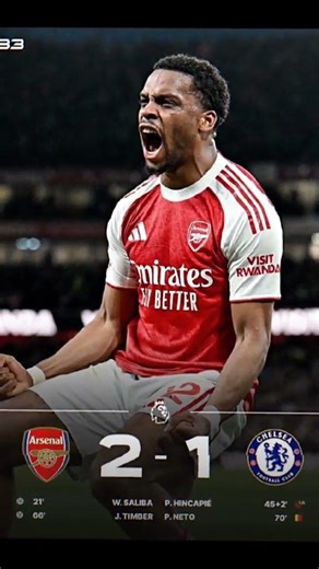 Arsenal Kalahkan Chelsea Dengan Skor Akhir 2-1