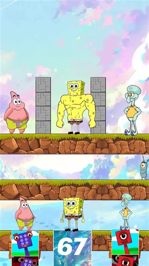 SpongeBob vs Patrick Star vs Squidward Singing Battle