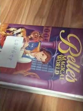 Beauty And The Beast Belle’s Magical World 1998 Vhs Review