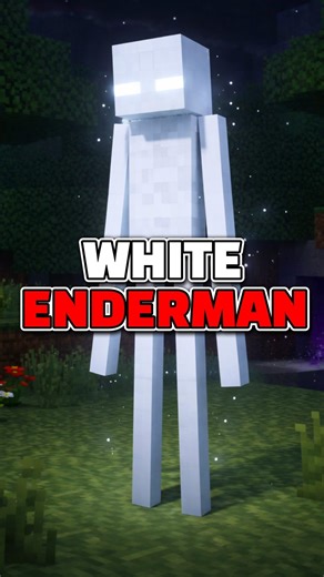 White Enderman In Minecraft
