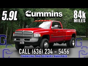5.9 Cummins For Sale: 1999 Dodge Ram 3500 Laramie Dually 4x4 Diesel With Only 84k Miles