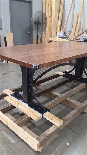 1.7K views · 925 reactions | Guardian Table getting ready to ship! #diningtable #conferencetable | Modern Industrial Furniture | Facebook