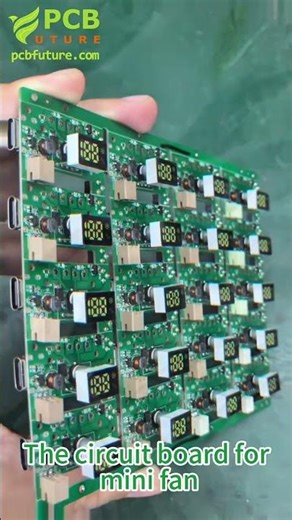 This is what the small fan circuit board looks like.