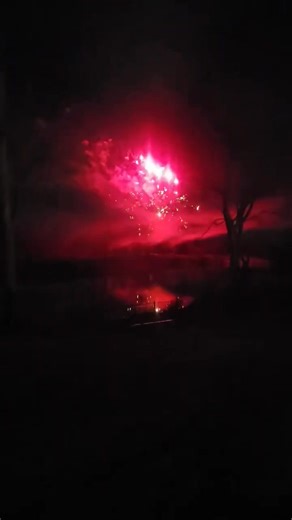 What a beautiful night and great turnout for our NYE Fireworks & Bonfire event. Happy New Year everyone!! Here’s to 2026!! | The Lakes RV & Cabin Resort