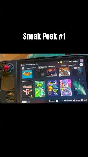 Sneak Peek of my Steam Game Collections on my Steam Deck #1 | #steamdeck #steam