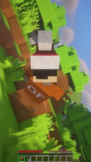 MINECRAFT MAIS LA GRAVITÉ EST CASSÉE ! 😱 (Impossible) #Shorts