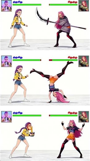 Kpop Demon Hunters Battles / Rumi vs Mira / Animation