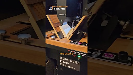Watch the SCANROBOT 2.0 MDS digitize books at lightning speed | Automatic book scanning demo