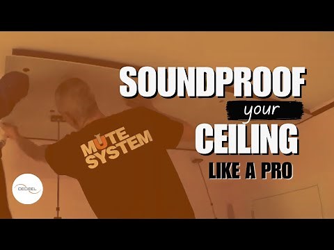 How to Soundproof your Ceiling / DIY with one material - C- MUTE SYSTEM installation/