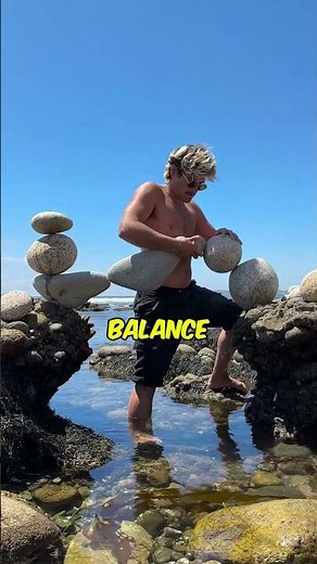 Extreme Rock Stacking Like You've Never Seen! 🤯🔥#shorts #rockbalancing #trending #viralshort