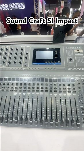 Soundcraft SI impact digital mixer #ytshorts #shorts #digitalmixer #djmontyvlogs