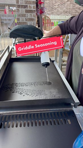 Seasoning a Camp Chef 4 Burner Griddle