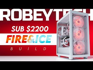 A Sub $2200 Fire and Ice build Featuring the NZXT H7 Elite with Benchmarks!
