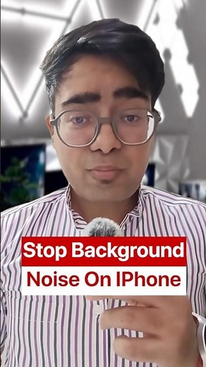 How to enable noise cancellation on iPhone | iPhone noise cancellation