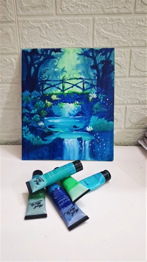 Magical fantasy painting ✨| #art #painting #nature