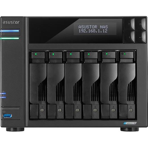 Buy the Asustor Lockerstor 6 Gen 2  AS6706T v2 6-Bay NAS Intel Quad Core Upto... ( AS6706T v2 ) online