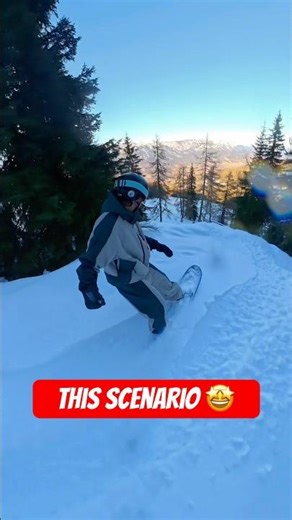 Tree run dream 🙏🏼 #snowboarding