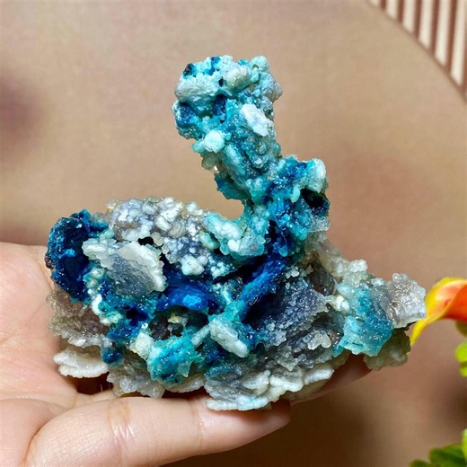 Specimen - Botryoidal Chrysocolla Native Copper - Home Decoration - Display - Antique - Etsy