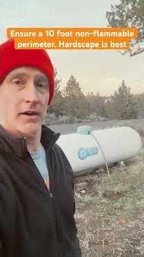 Propane Tanks in Central Oregon Need a 10-Ft Non-Combustible Zone