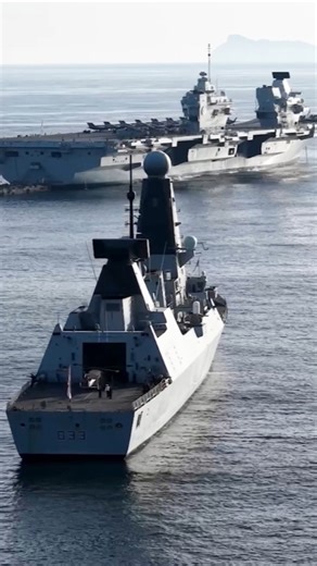 UK Carrier Strike Group Sails from Naples: Hidden Facts & NATO Power Moves! 🇬🇧🇮🇹⚓ #royalnavy #shorts