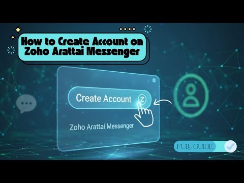 How to Create Account on Zoho Arattai Messenger | Full Guide