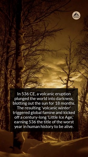 40K views · 845 reactions | The year 536 CE was one of the worst years in history to be alive. | Archaeological Wonders | Facebook