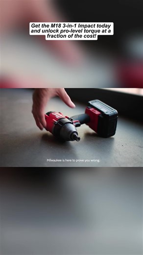 ✅ 3-in-1 design – Impact, Impact Driver, & Stubby in ONE tool ✅ Rated at 300Nm vs Milwaukee Stubby’s 250Nm ✅ Compact, lightweight & perfect for tight spaces ✅ Durable, shop-ready build that rivals tool truck brands ✅ Works with M18 style batteries for max compatibility ✅ Fraction of the price compared to Milwaukee & Snap-On ✅ Perfect for mechanics, DIYers, shop techs & pros who demand power without overpaying#MilwaukeeTools #M18Stubby #ToolTok #MilwaukeeM18 #tiktokshopholidayhaul