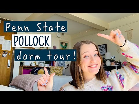 Penn State Pollock Dorm Tour!!